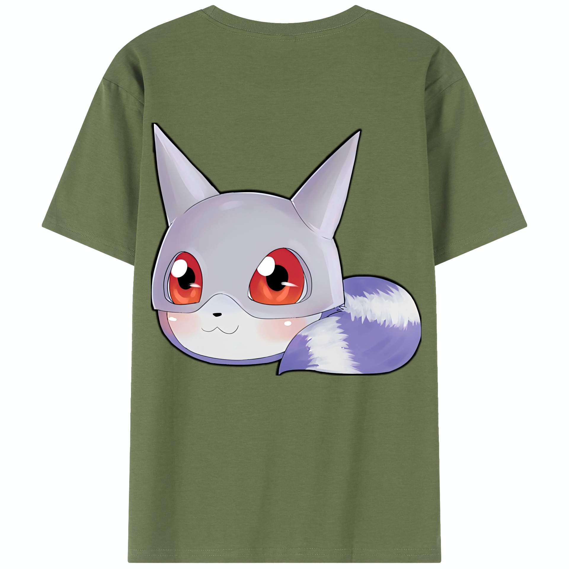 （画像用） Digimon デジタルモンスター/デジモン 綿100％半袖Tシャツ（背面プリント）